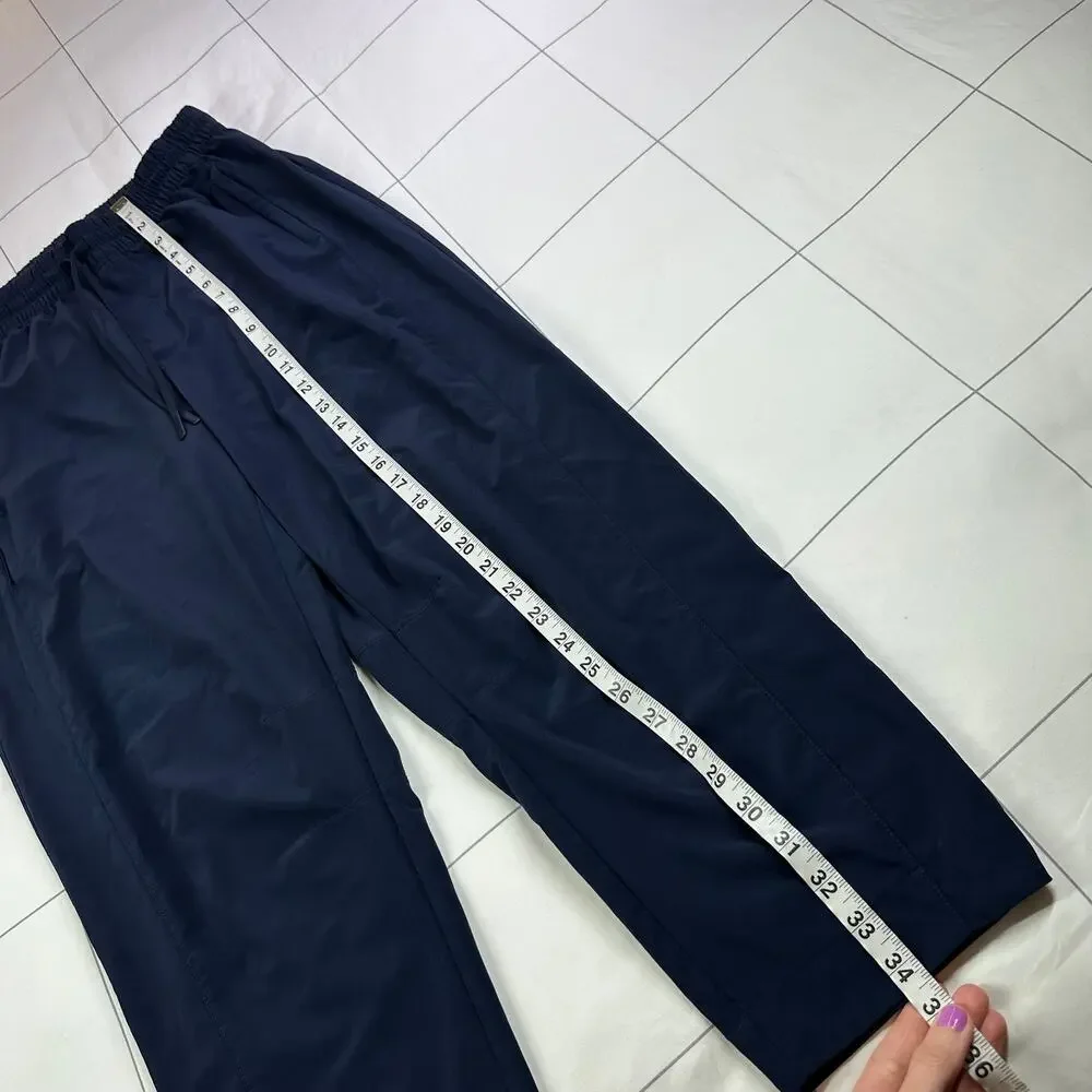 Athleta Pants Womens 4 Navy Blue Arrival Crop Stretch Sporty Commute Travel Work